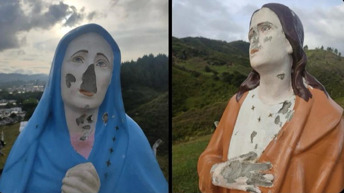 Vandalizaron dos imágenes religiosas consideradas patrimonio de Amalfi