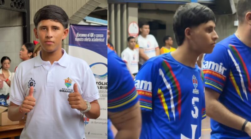 Mateo Zuleta llevó el orgullo de Girardota al Clásico de la Fe en Barranquilla