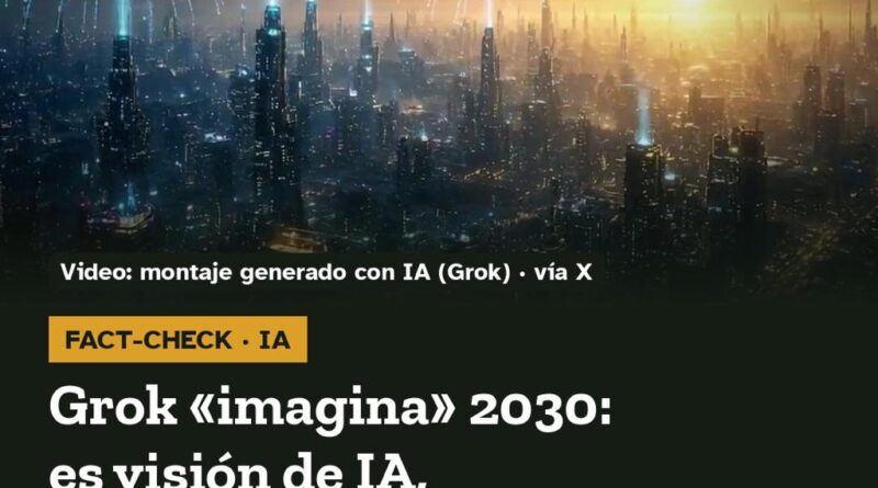 Video de Grok sobre 2030: es una visión especulativa, no un anuncio de xAI